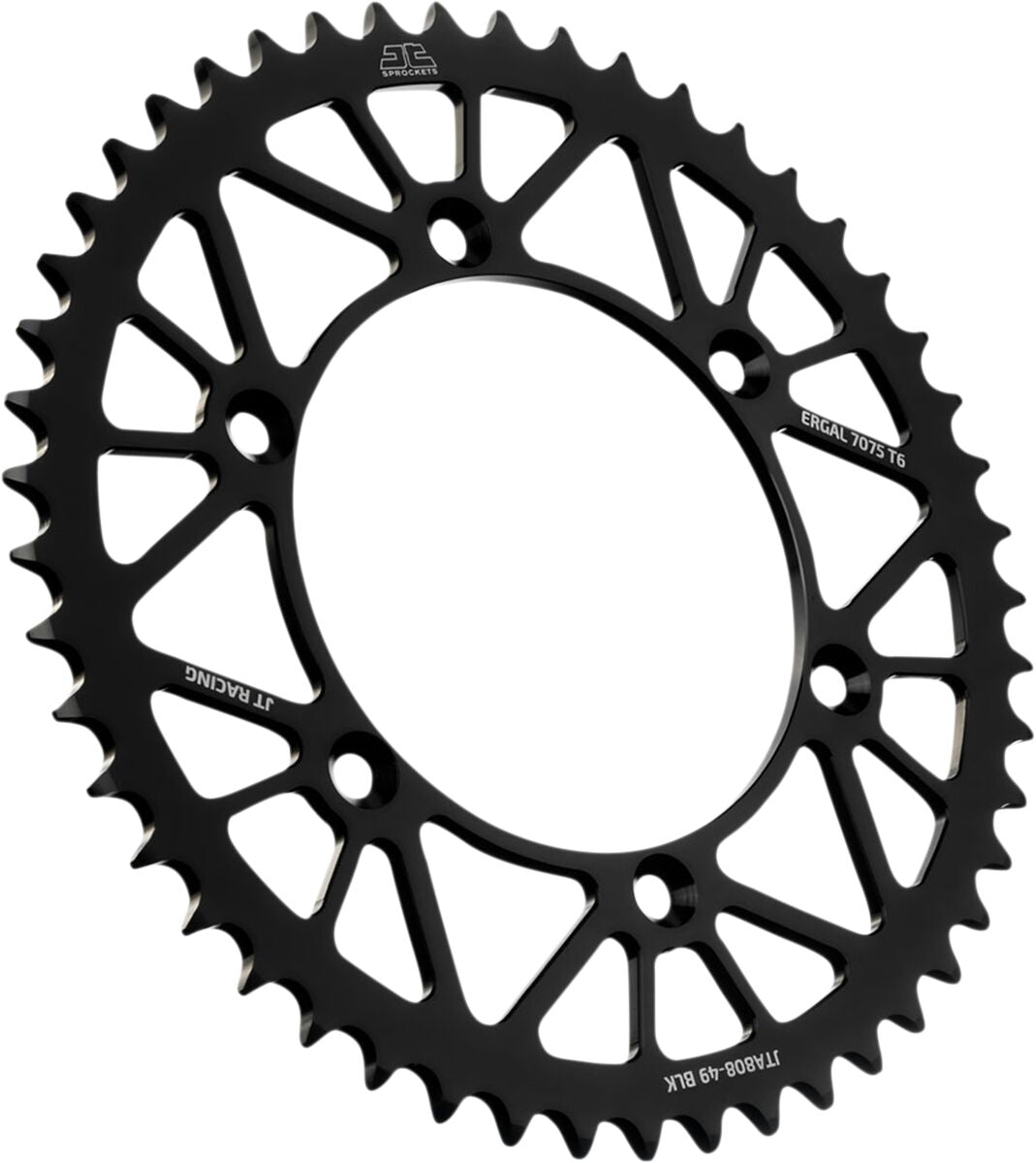 Bakdrev aluminium 49T — JT Sprockets JTA808.49BLK