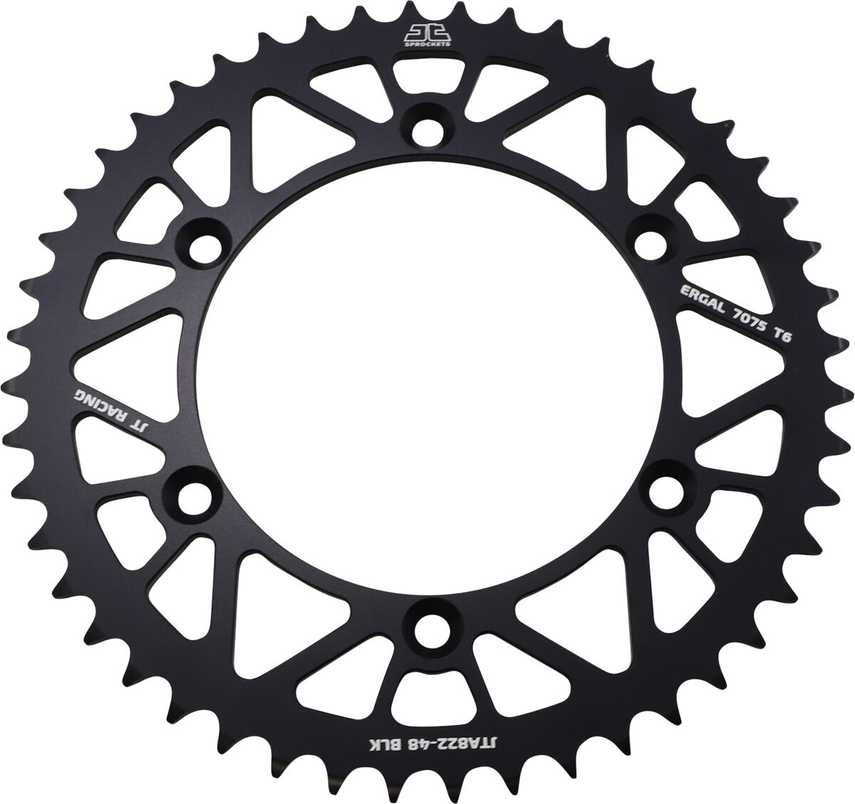 Bakdrev aluminium 520, 48T — JT Sprockets JTA822.48BLK