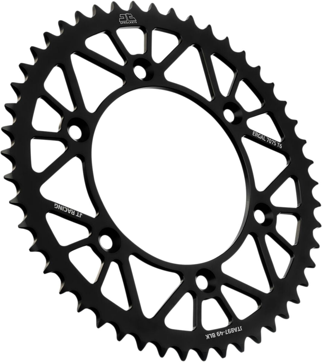 Bakdrev aluminium 49T — JT Sprockets JTA897.49BLK