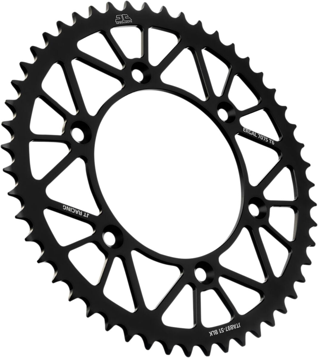 Bakdrev aluminium 51T — JT Sprockets JTA897.51BLK