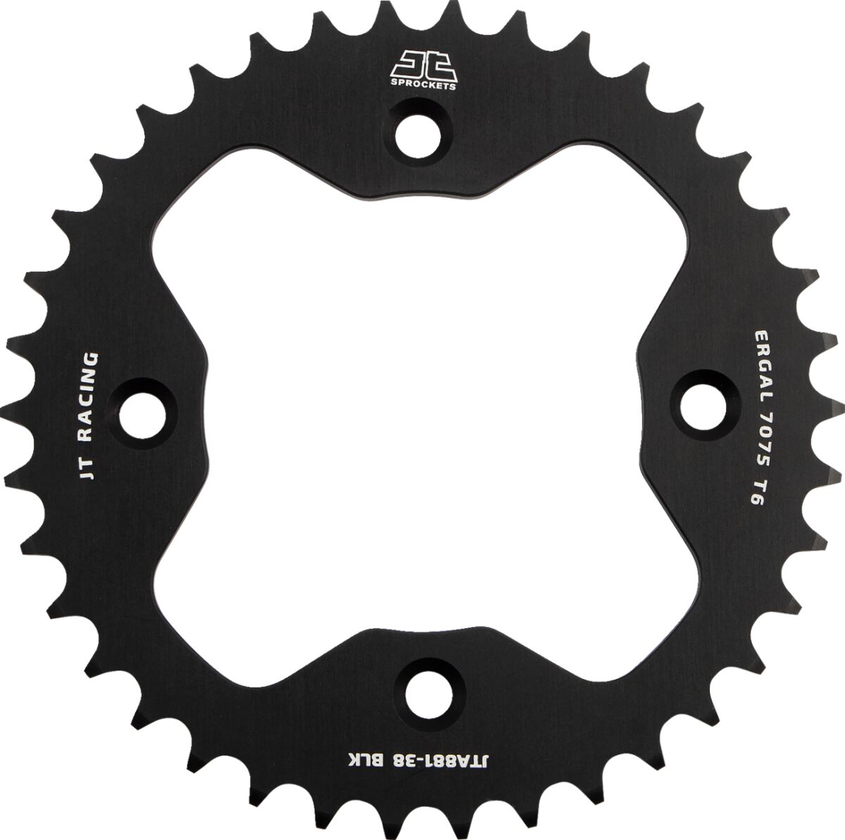 Bakdrev aluminium 520, 38T til KTM — JT Sprockets JTA881.38BLK