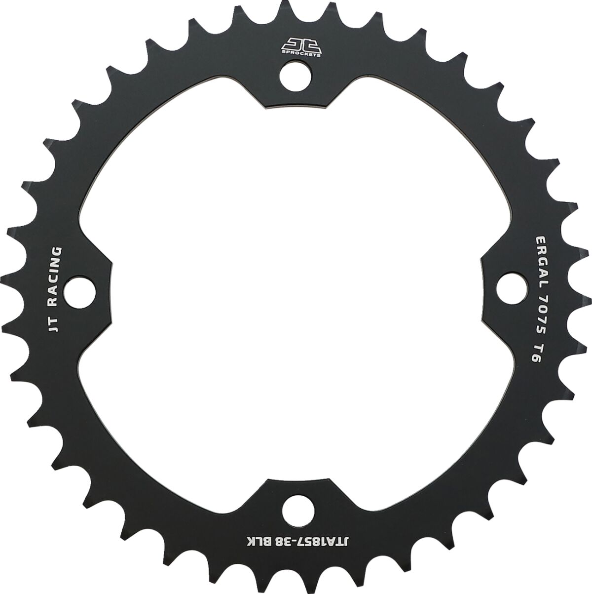 Bakdrev aluminium 38T til Yamaha — JT Sprockets JTA1857.38BLK