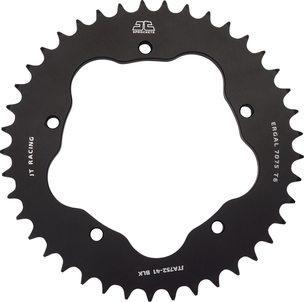 Bakdrev aluminium 525, 41T til Ducati — JT Sprockets JTA752.41BLK