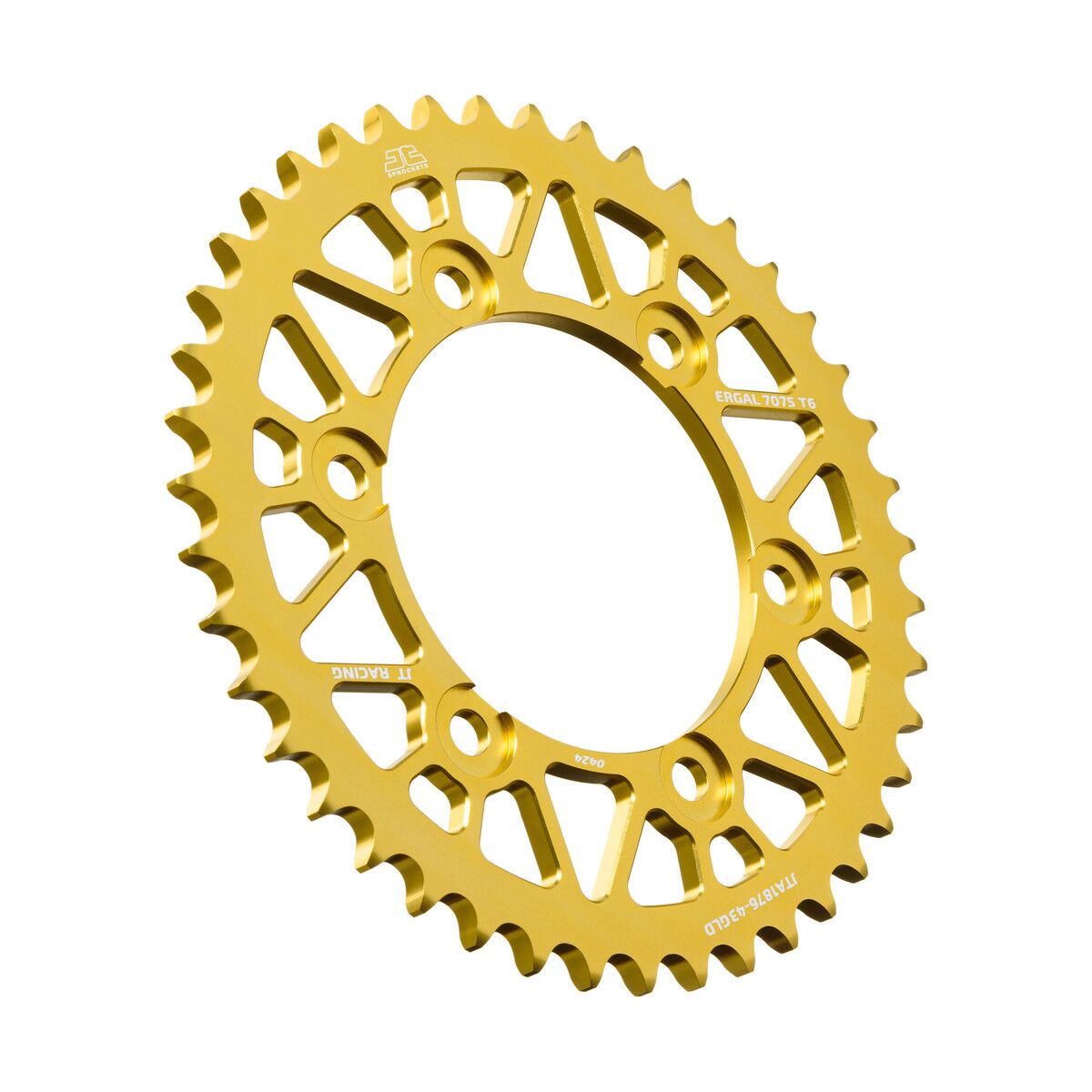 Bakdrev aluminium 43T — JT Sprockets JTA1876.43GLD