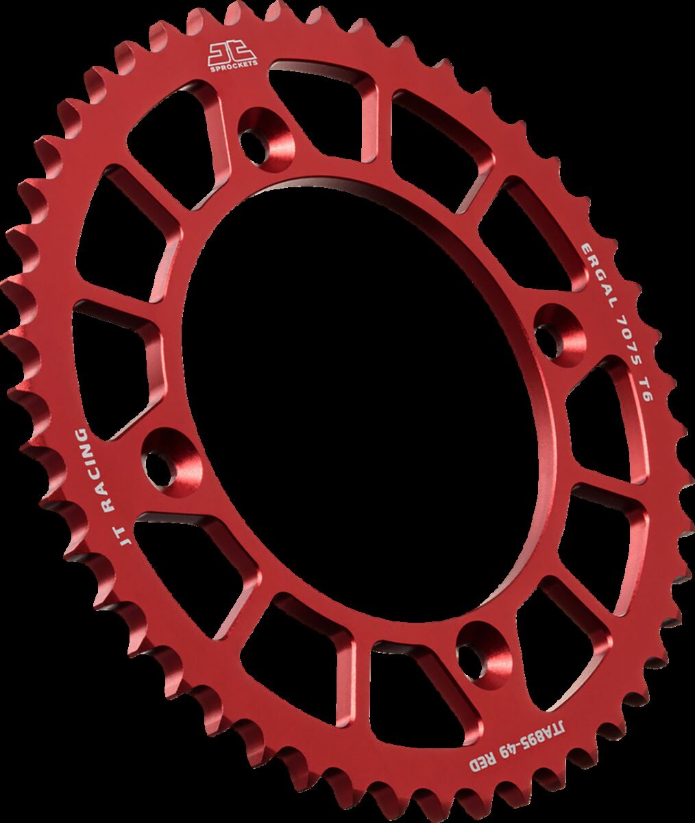 Bakdrev aluminium 49T — JT Sprockets JTA895.49RED