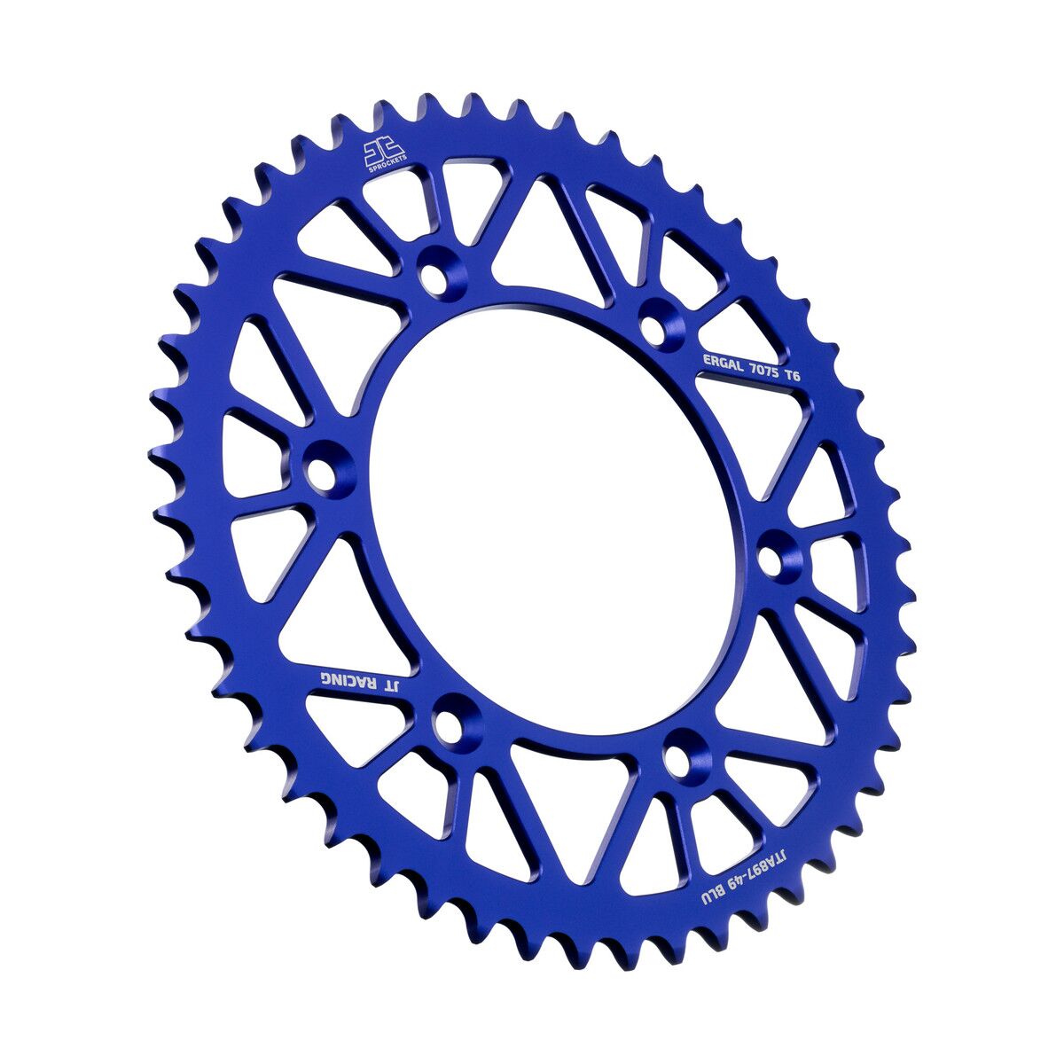 Bakdrev aluminium 49T — JT Sprockets JTA897.49BLU