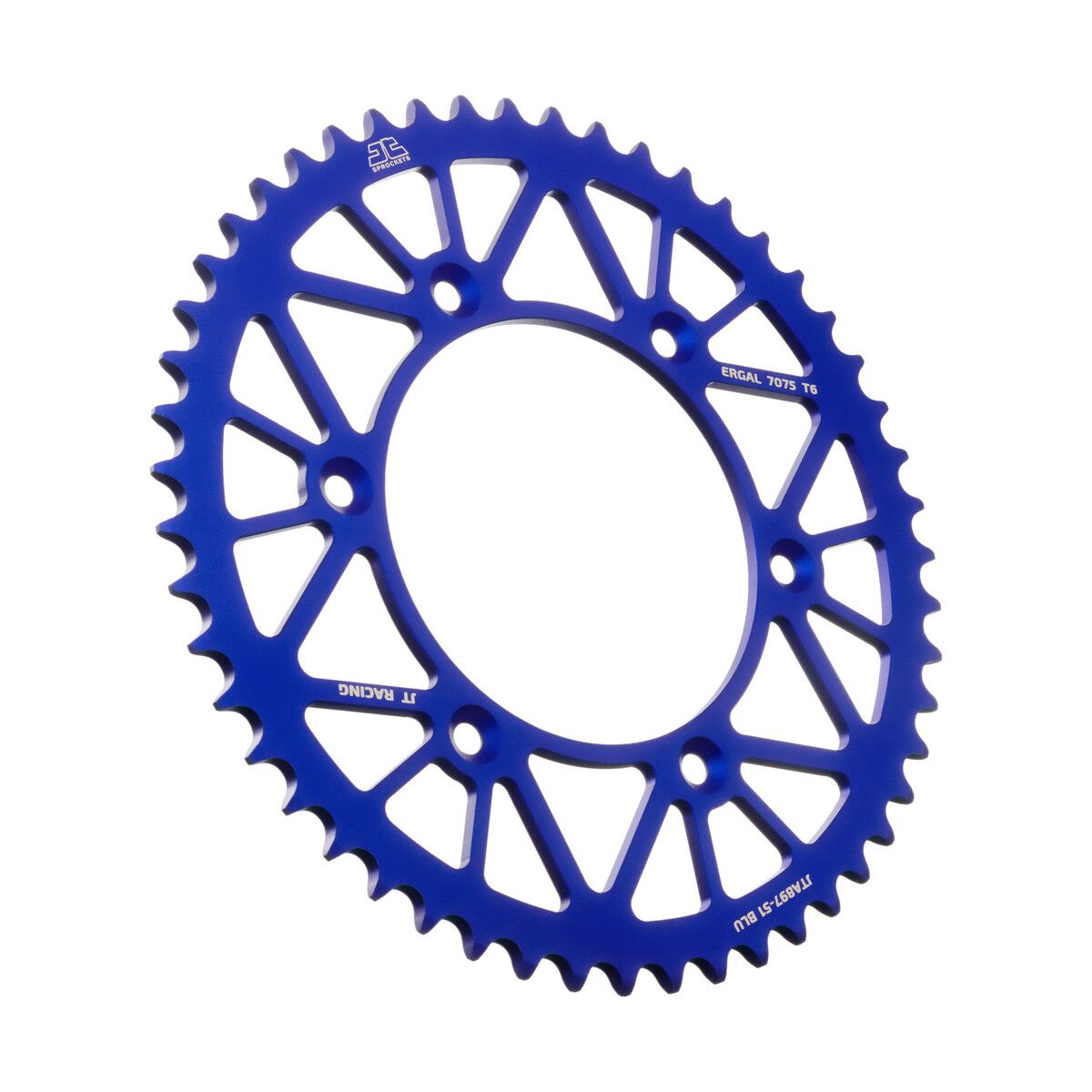 Bakdrev aluminium 51T — JT Sprockets JTA897.51BLU