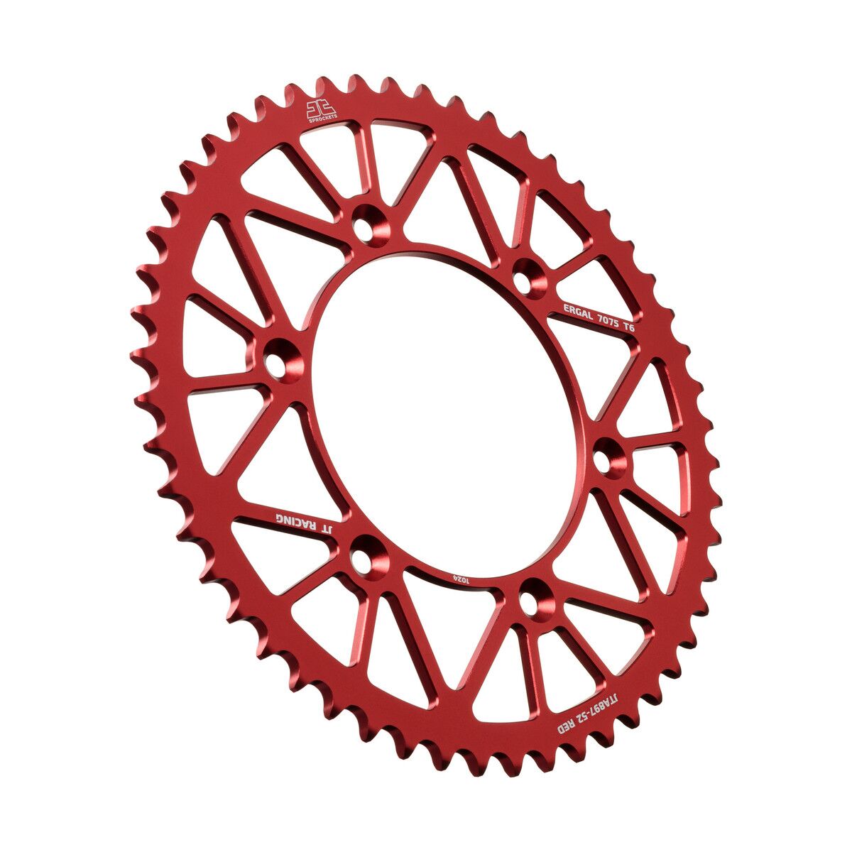 Bakdrev aluminium 52T — JT Sprockets JTA897.52RED