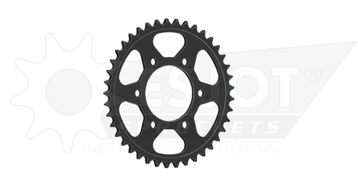 Bakdrev stål 525, 41T til Kawasaki — Esjot 50-29018-41