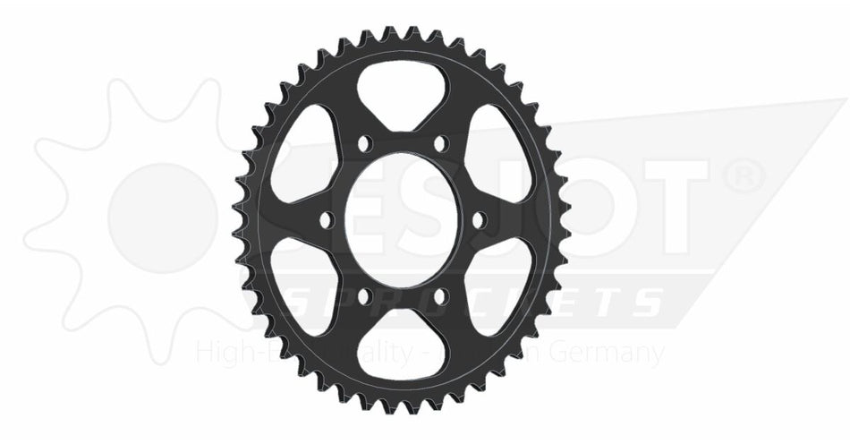 Bakdrev stål 525, 44T til Kawasaki — Esjot 50-29018-44