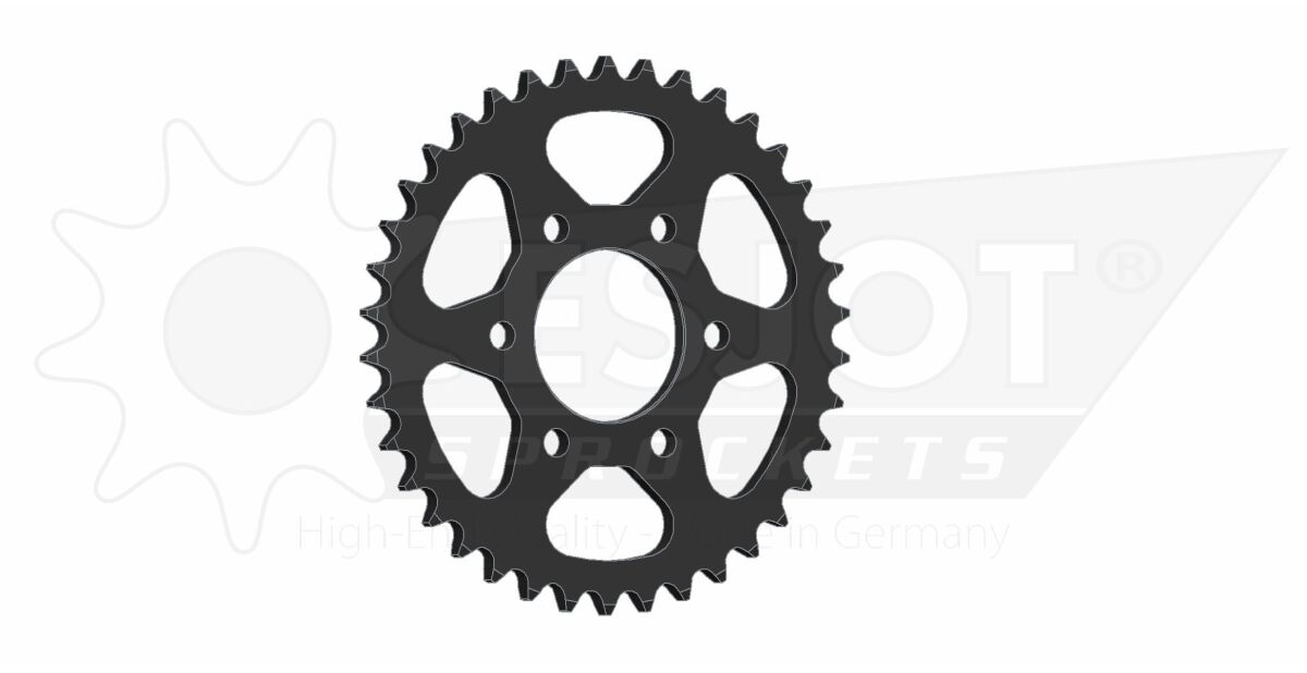 Bakdrev stål 525, 38T til Royal Enfield HIMALAYAN 400 ABS — Esjot 50-29056-38