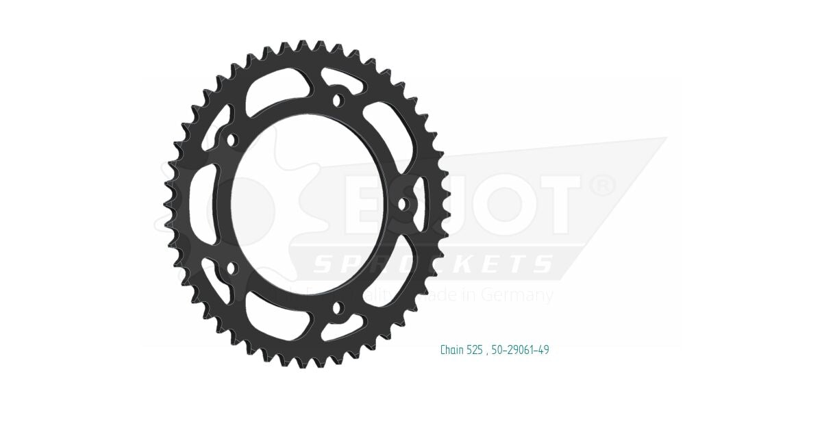 Bakdrev stål 525, 49T til Indian FTR 1200 ABS — Esjot 50-29061-49