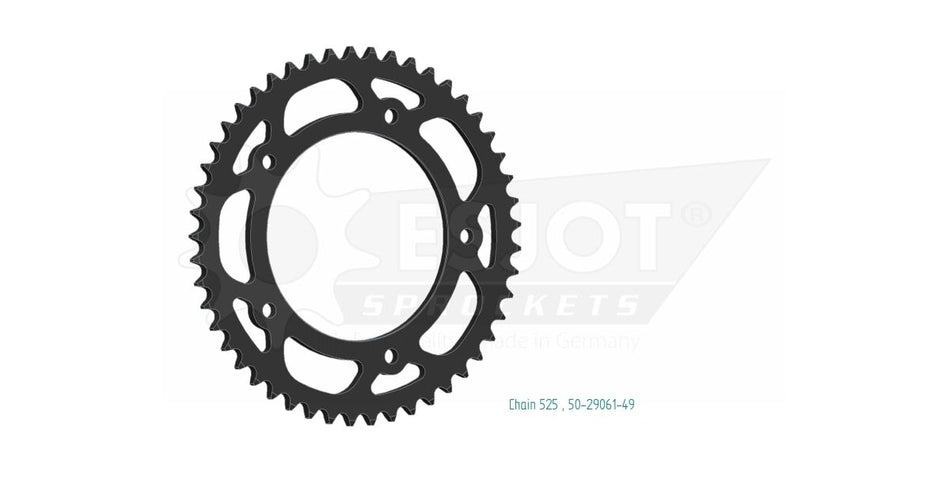 Bakdrev stål 525, 49T til Indian FTR 1200 ABS — Esjot 50-29061-49