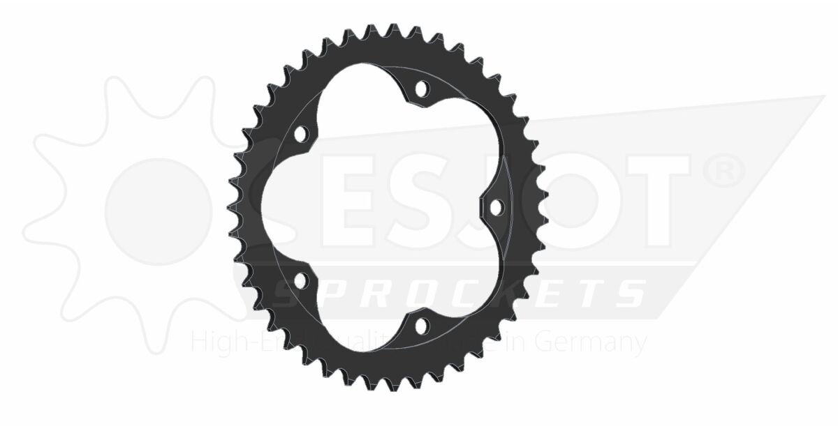 Bakdrev stål 520, 43T til MV Agusta BRUTALE 675 — Esjot 50-32162-43