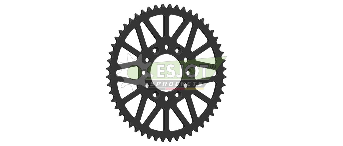 Bakdrev stål 520, 52T til Hyosung GV 300 S ABS — Esjot 50-32185-52