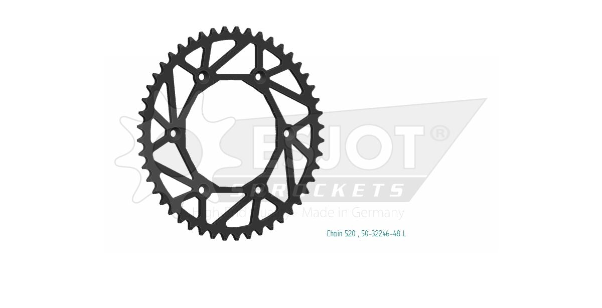 Bakdrev stål 520, 48T — Esjot 50-32246-48L