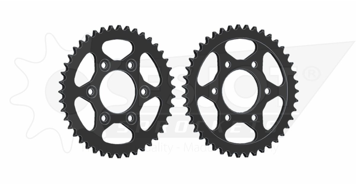Bakdrev stål 530, 43T til Ducati MULTISTRADA 1200 S ABS — Esjot 50-35064-43