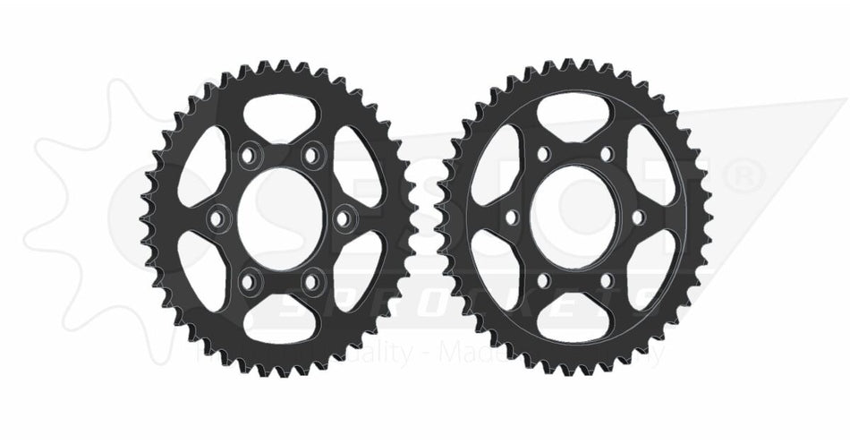 Bakdrev stål 530, 43T til Ducati MULTISTRADA 1200 S ABS — Esjot 50-35064-43