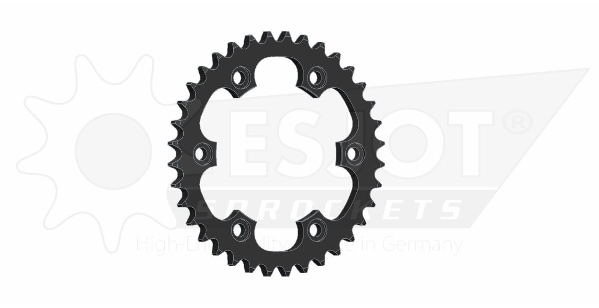 Bakdrev stål 530, 36T til Royal Enfield CONTINENTAL GT 535 EFI — Esjot 50-35066-36
