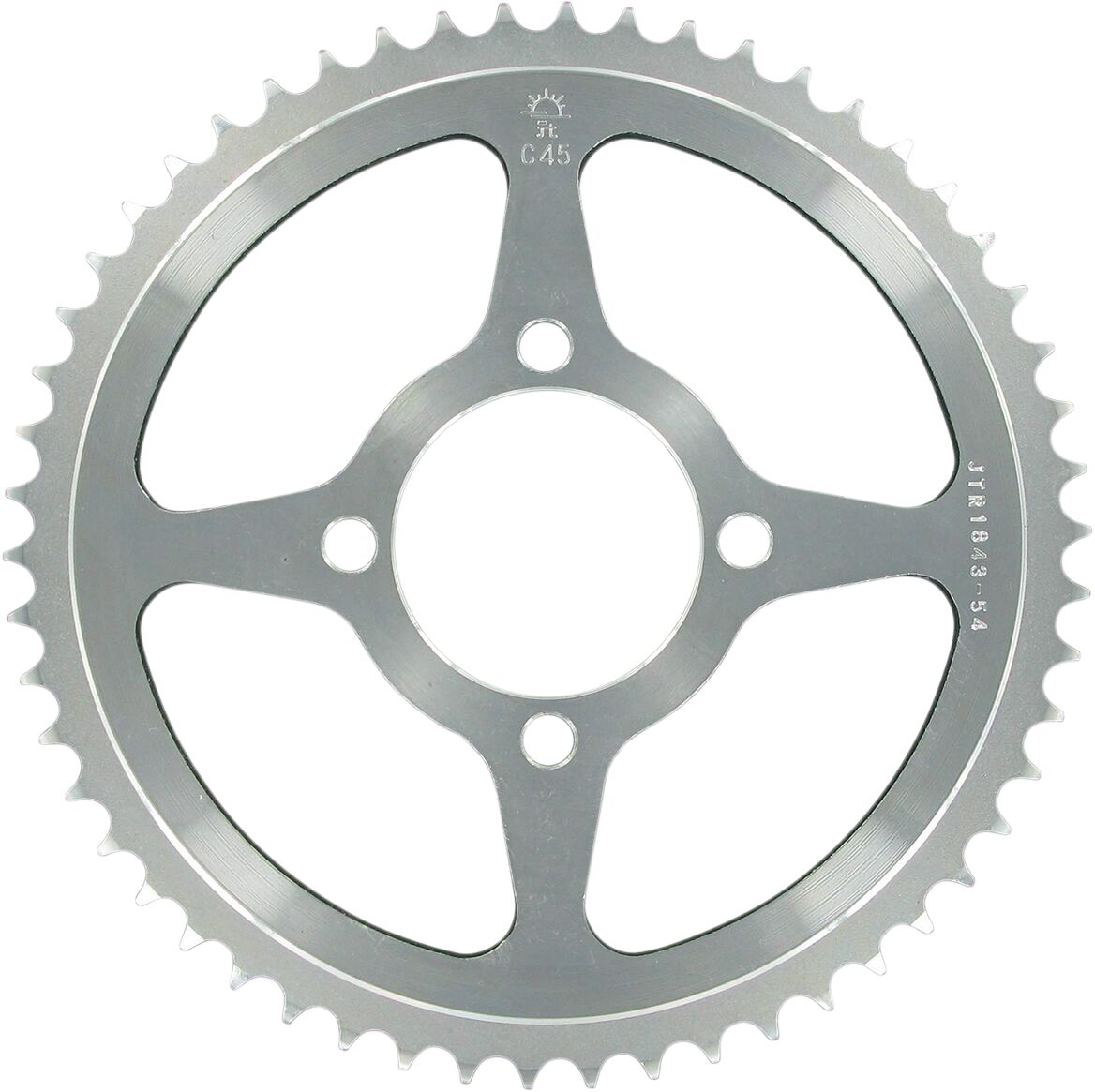 Bakdrev stål 428, 54T til Yamaha — JT Sprockets JTR1843.54