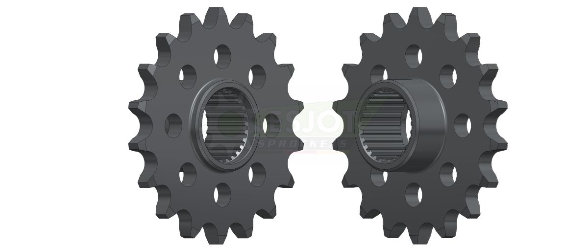 Fremdrev 525, 18T til Aprilia NA 850 — Esjot 50-29034-18S