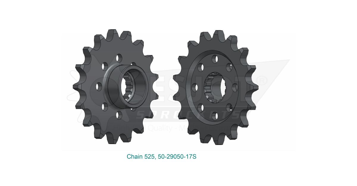Fremdrev 525, 17T til MV Agusta — Esjot 50-29050-17S
