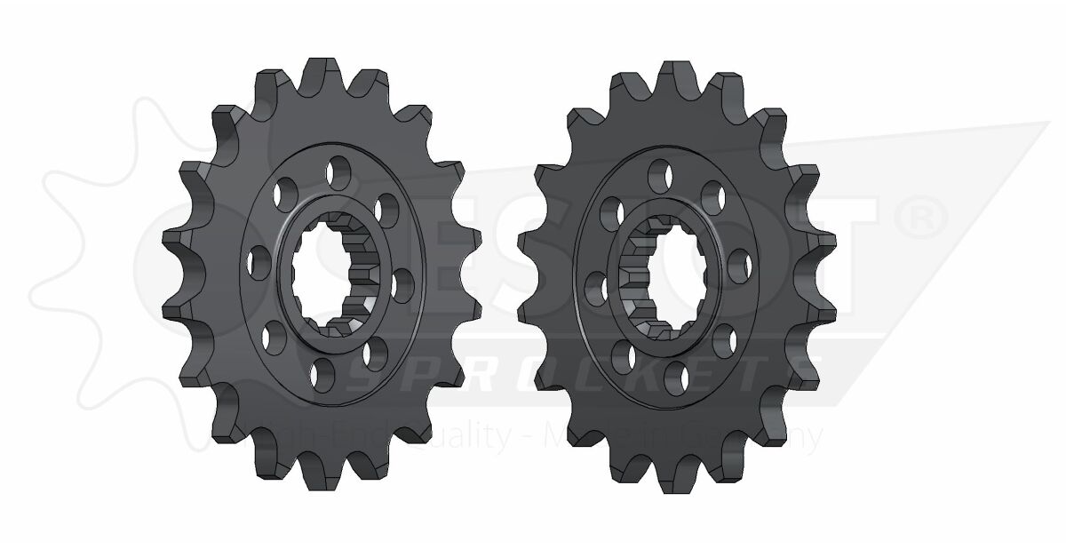 Fremdrev 525, 18T til Kawasaki — Esjot 50-29056-18S