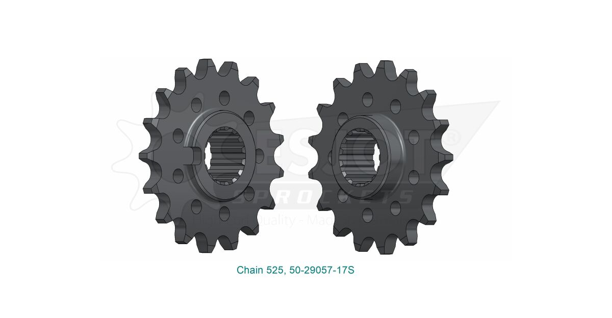 Fremdrev 525, 17T — Esjot 50-29057-17S