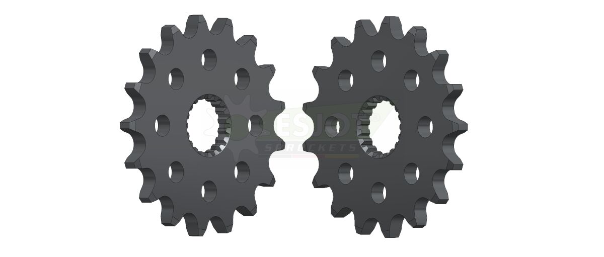 Fremdrev 525, 17T til Brixton BX 1200 ABS — Esjot 50-29059-17S