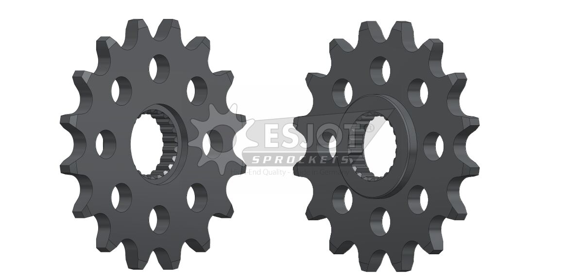 Fremdrev 520, 16T til Voge ADVENTURE 650 DSX ABS — Esjot 50-32201-16S