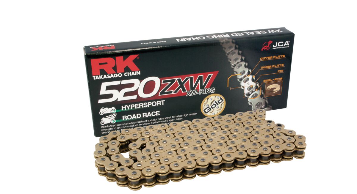 Kjede X-ring 520, 114 ledd — RK GB520ZXW-114-CLF