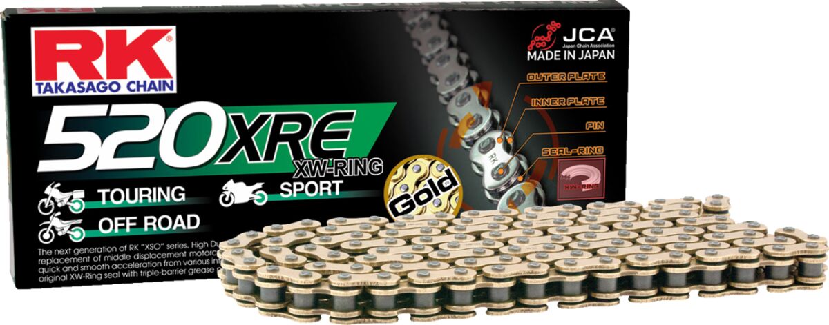 Kjede X-ring 520, 130 ledd — RK GB520XRE-130-CLF