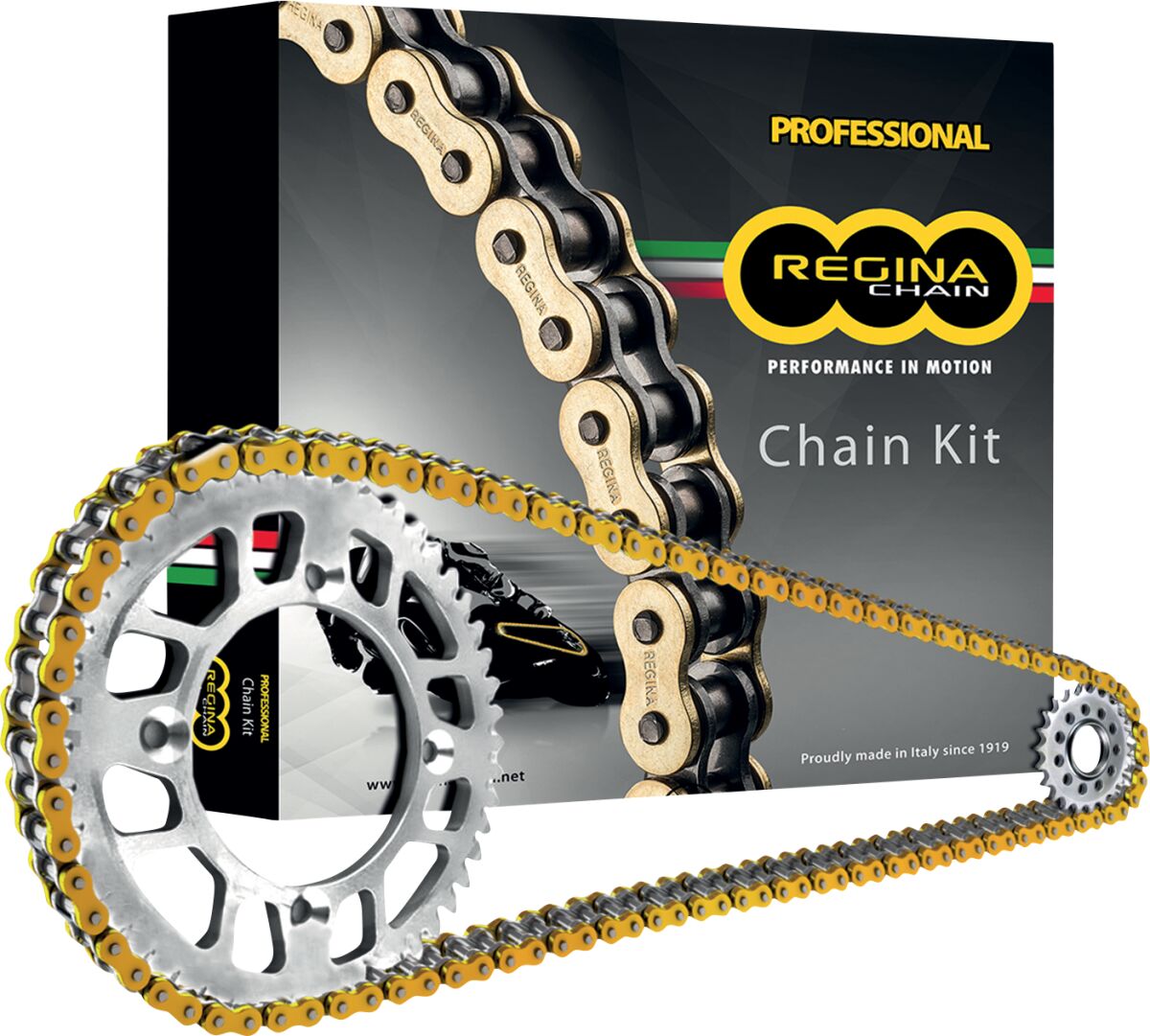 Kjedesett 525, 16/38, 108 ledd til Kawasaki ZR-7 — Regina KK069