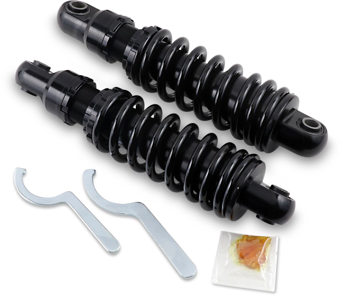Bakdempere med fjær til Harley-Davidson — Drag Specialties Shocks C16-0148B