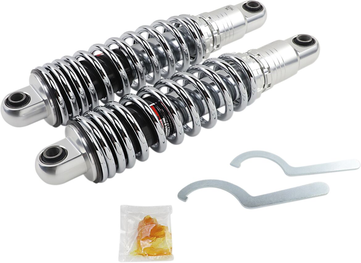 Bakdempere med fjær til Harley-Davidson — Drag Specialties Shocks C16-0154H