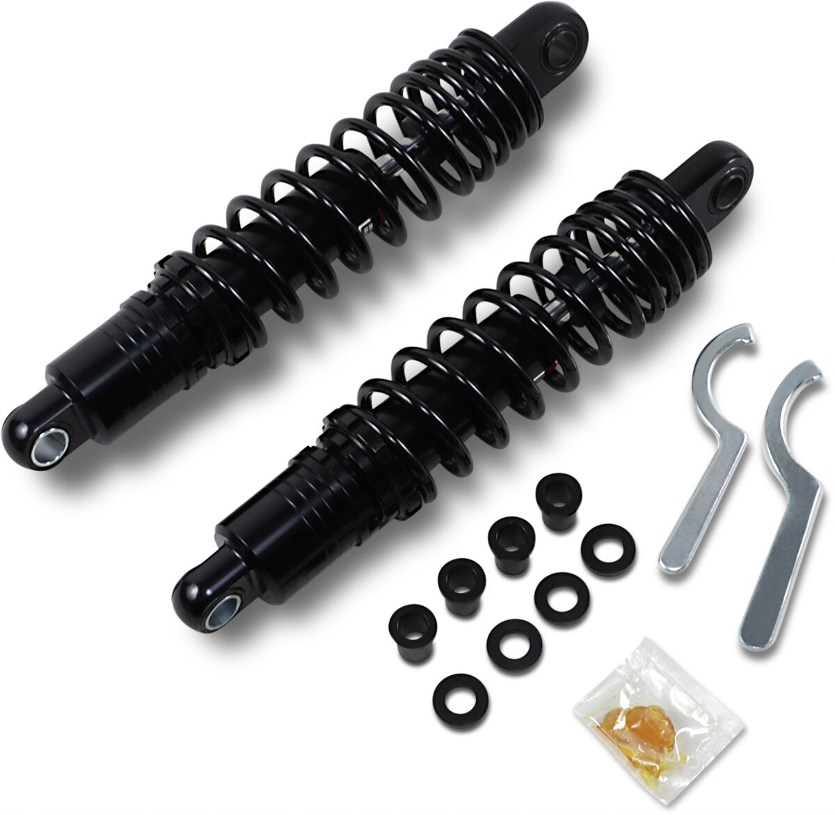 Bakdempere med fjær til Harley-Davidson — Drag Specialties Shocks C16-0167NUAB