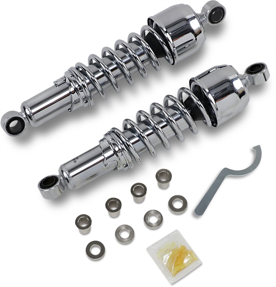 Bakdempere med fjær til Harley-Davidson — Drag Specialties Shocks C16-0132NU