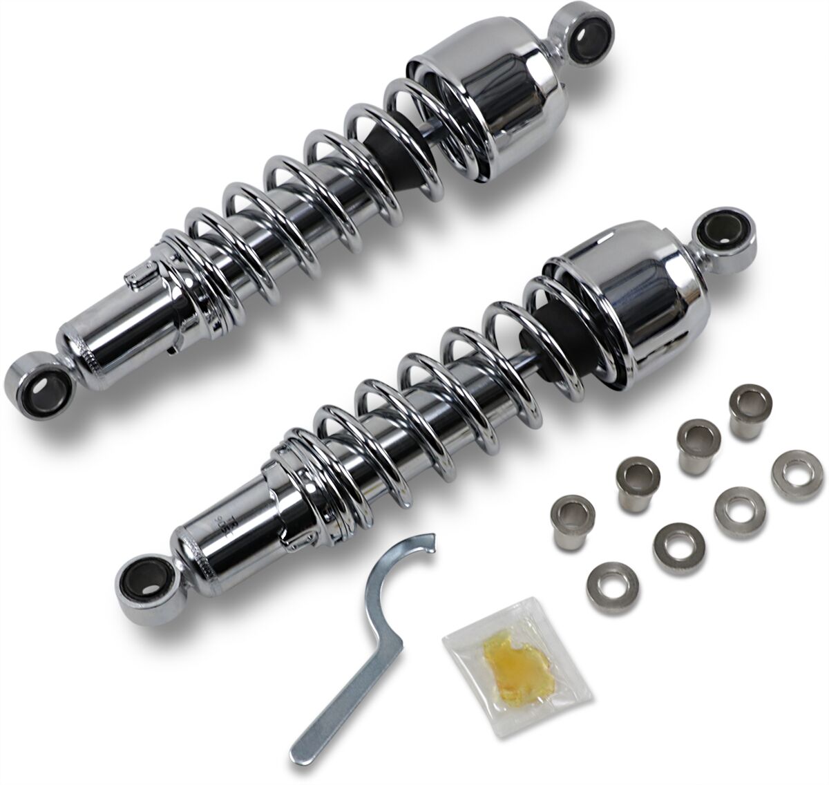 Bakdempere med fjær til Harley-Davidson — Drag Specialties Shocks C16-0133NU