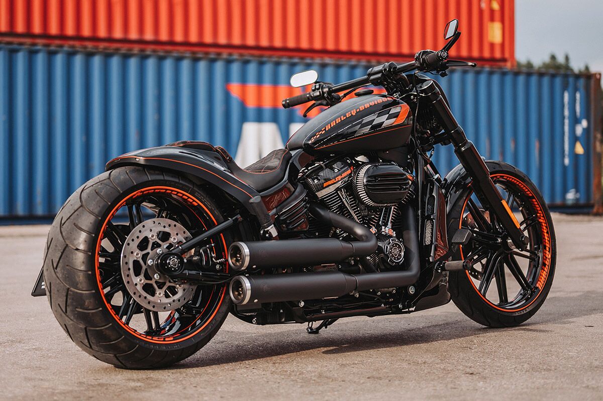Skjermer Harley til Harley-Davidson FXBR 1750 ABS — Cult Werk HD-BRO049
