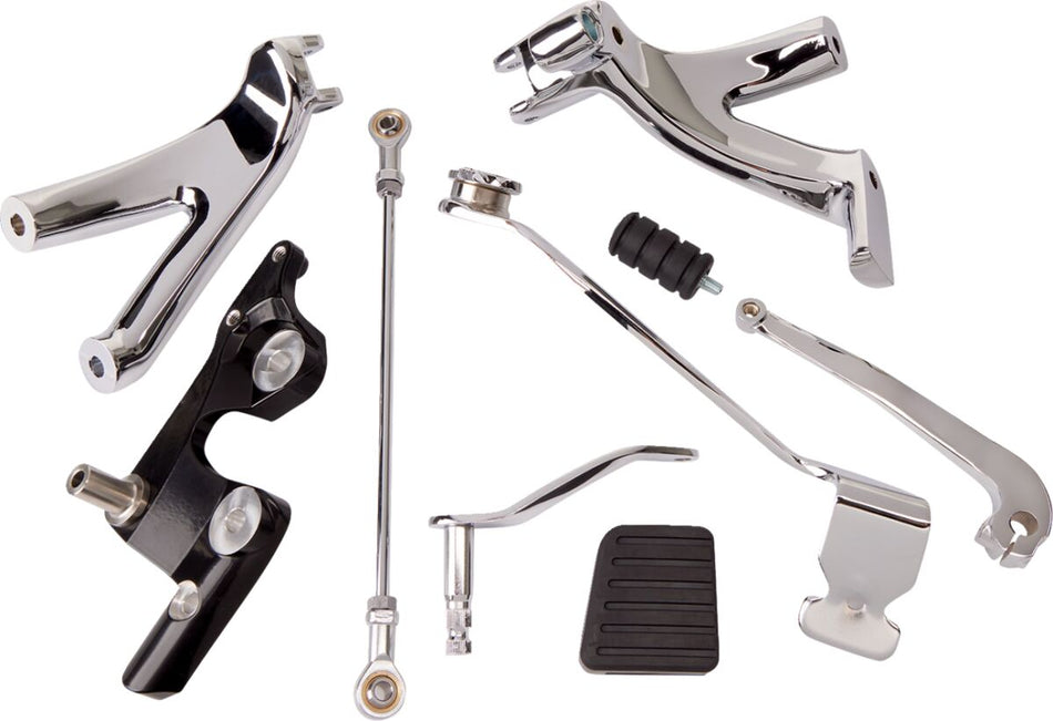 Fremflyttede fotkontroller til Harley-Davidson — Drag Specialties D35-0224C