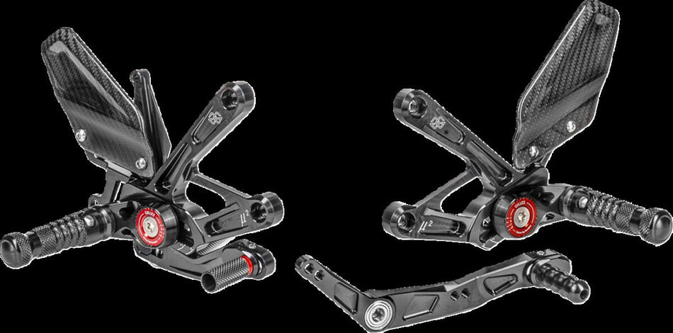 Rearsets til Yamaha YZF-R1 1000 ABS — Gilles Tooling MUE2-Y01-B