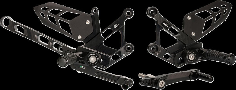 Rearsets til Yamaha MT-10 ABS — Gilles Tooling MUE2-Y02
