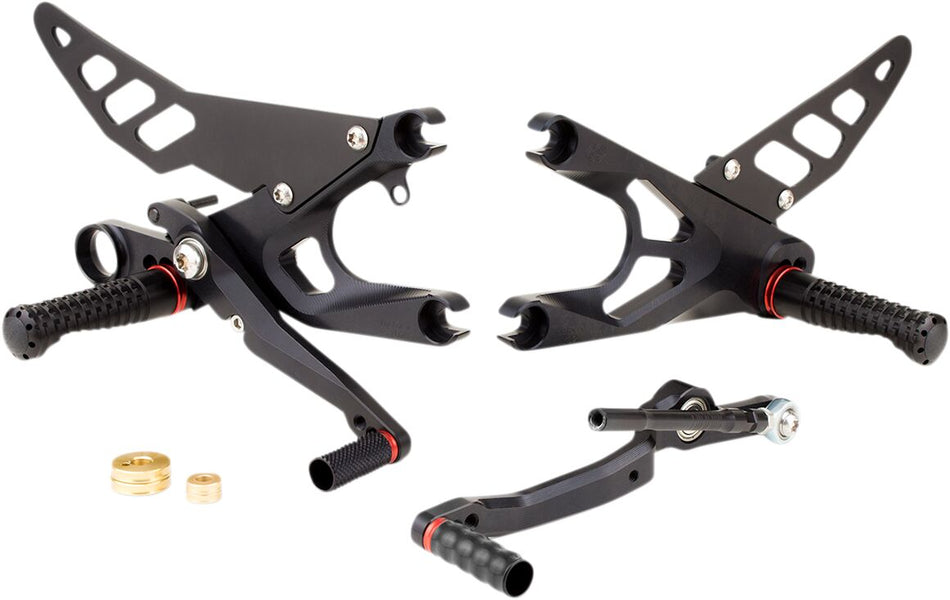 Rearsets til Yamaha YZF-R6 600 — Gilles Tooling FXR-Y07-B