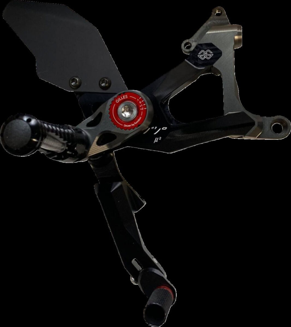 Rearsets til Ducati STREETFIGHTER V4 1100 ABS — Gilles Tooling MUE2-D02-B