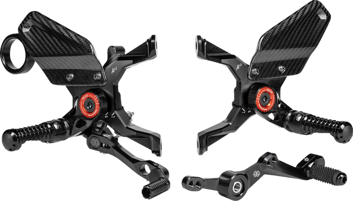 Rearsets til BMW M 1000 R ABS — Gilles Tooling MUE2-BM05-B