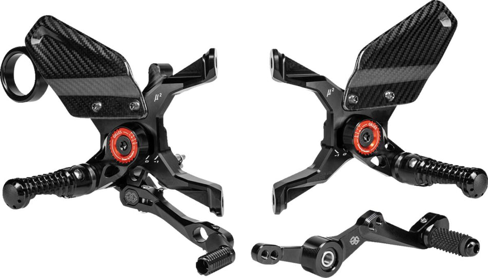 Rearsets til BMW M 1000 R ABS — Gilles Tooling MUE2-BM05-B