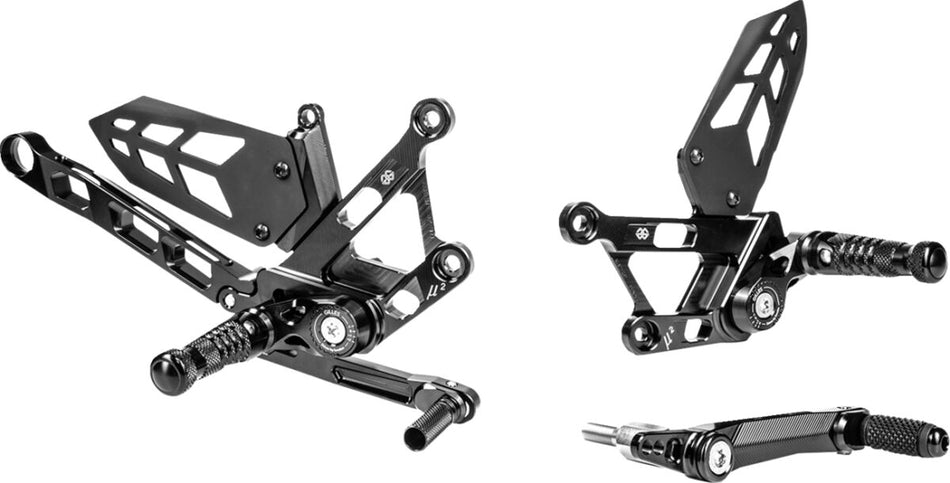 Rearsets til Yamaha MT-10 ABS — Gilles Tooling MUE2-Y03-B
