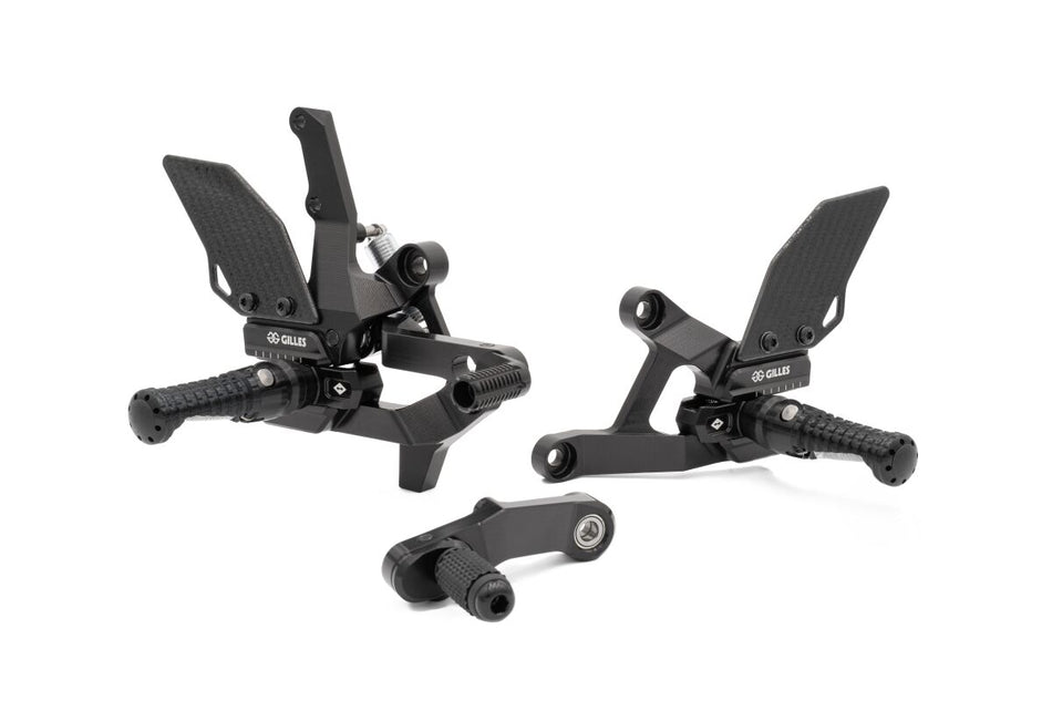 Rearsets, bak til BMW M 1000 XR ABS — Gilles Tooling VCR38GT2-BM01-B