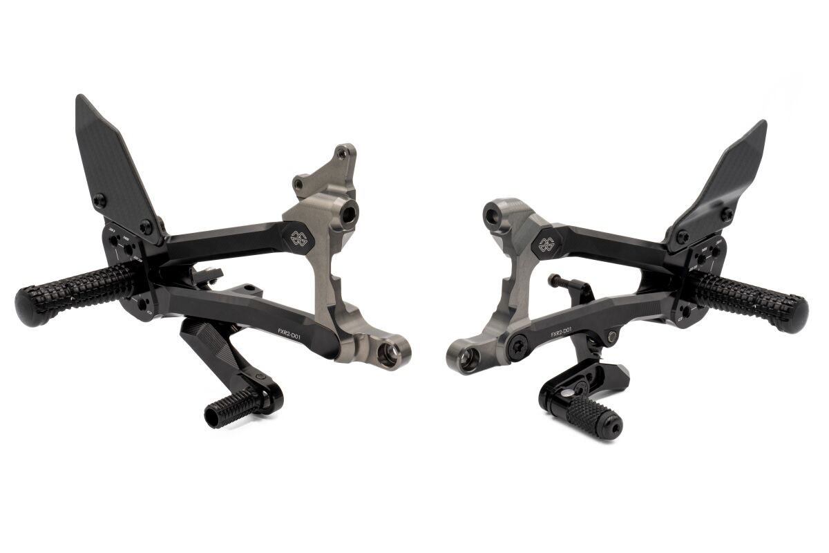 Rearsets til Ducati — Gilles Tooling FXR2-D01-B