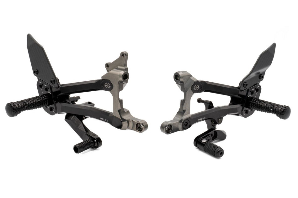 Rearsets til Ducati — Gilles Tooling FXR2-D01-B